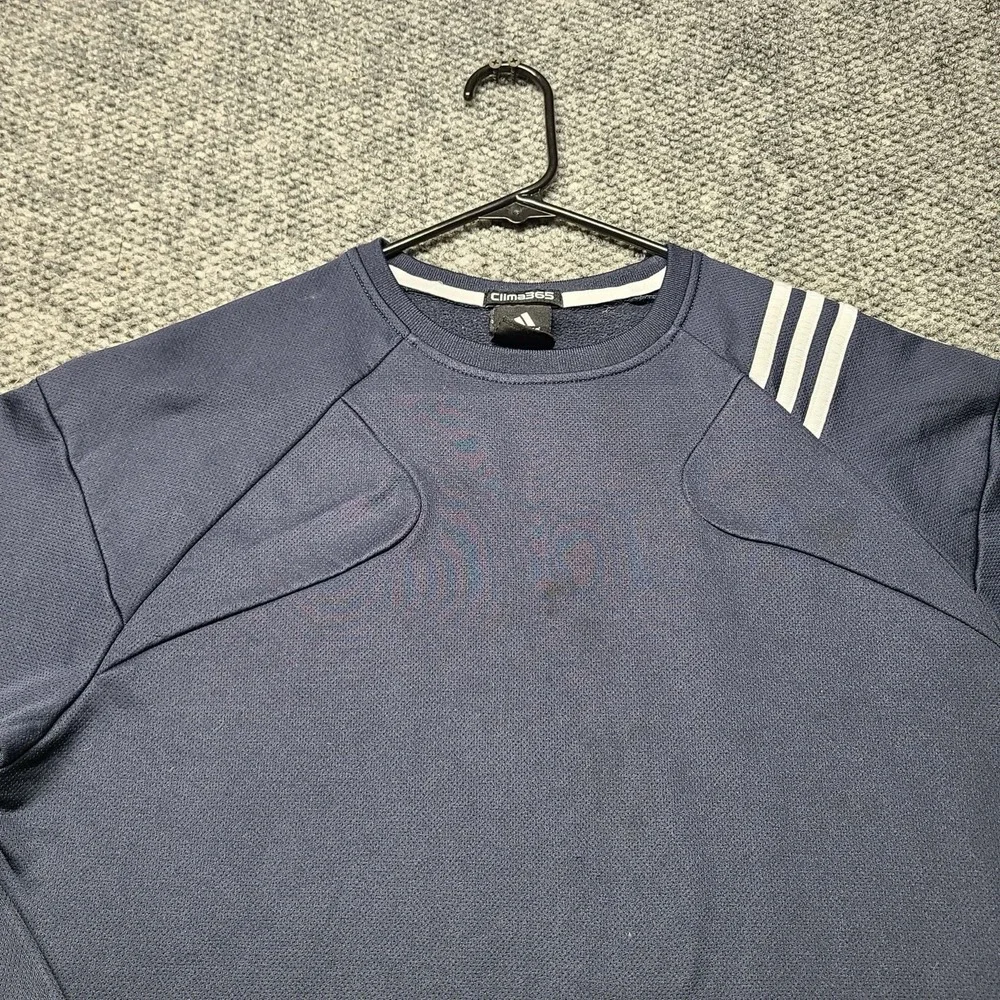Men's Adidas Clima365/ClimaWarm Crew Neck Long Sleeve Size Large Navy Blue